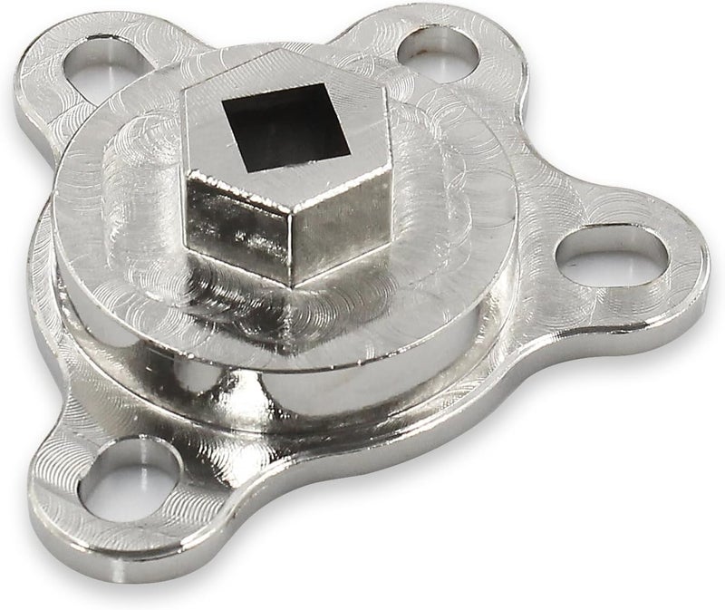 QGHAUC Crankshaft Turning Tool Engine Rotation Adapter Tool Compatible with Chevy Ford V8 Engines - Image 1